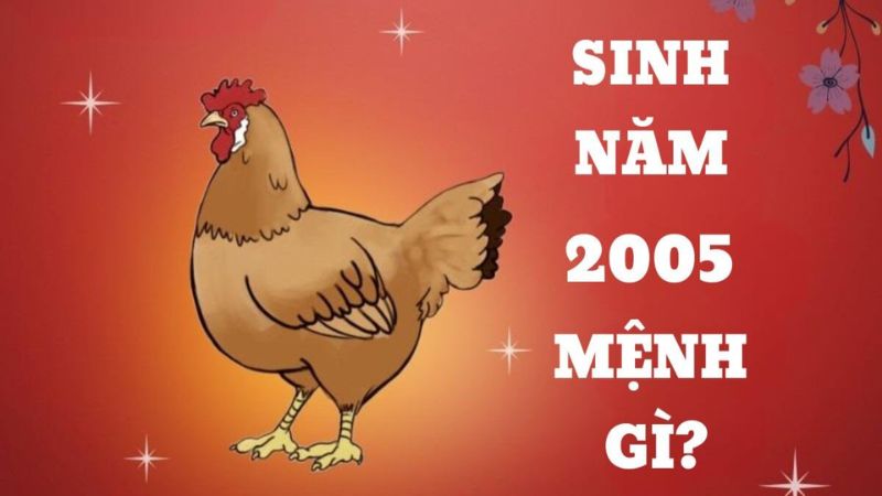 Sinh năm 2005 mệnh gì?